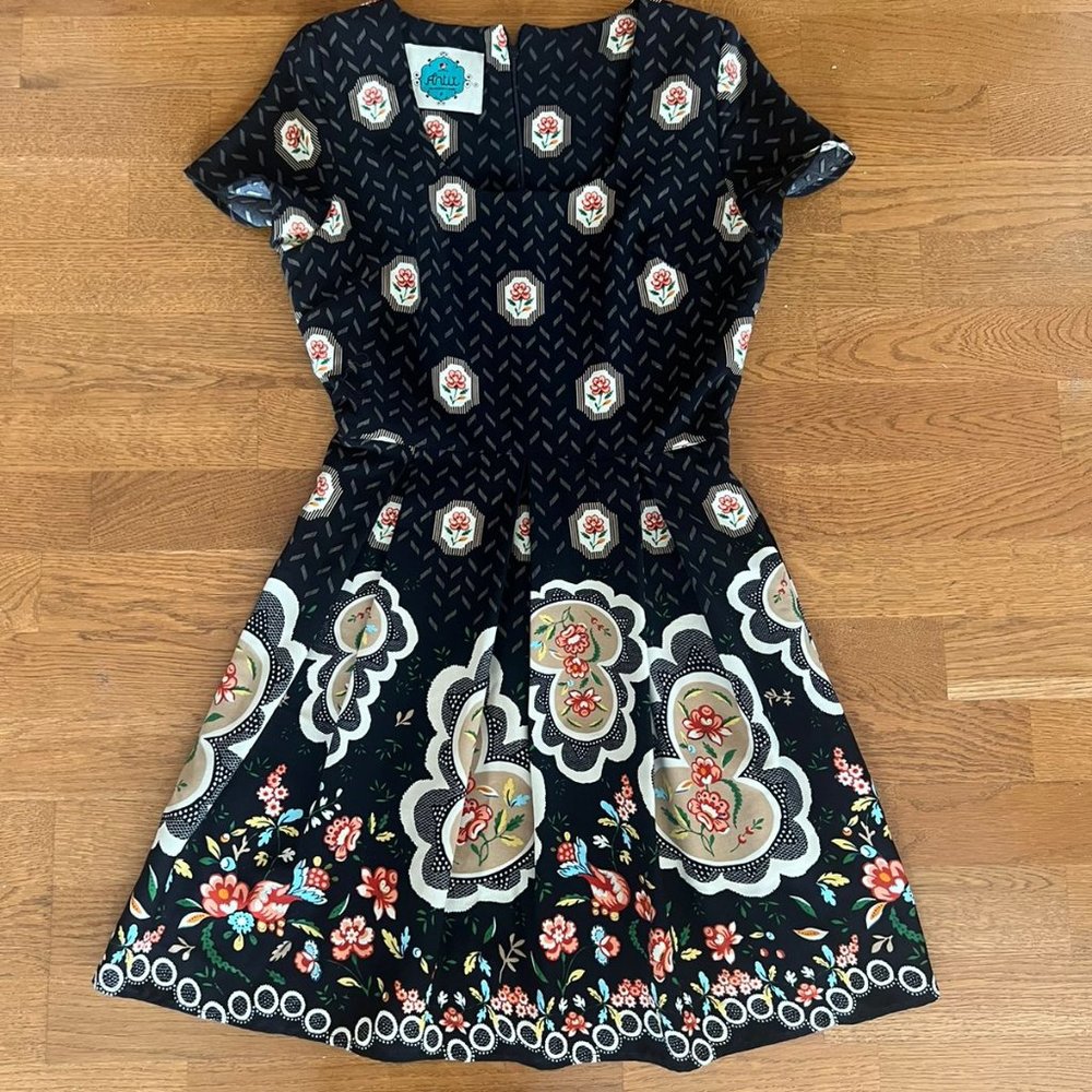 Antix printed black short dress